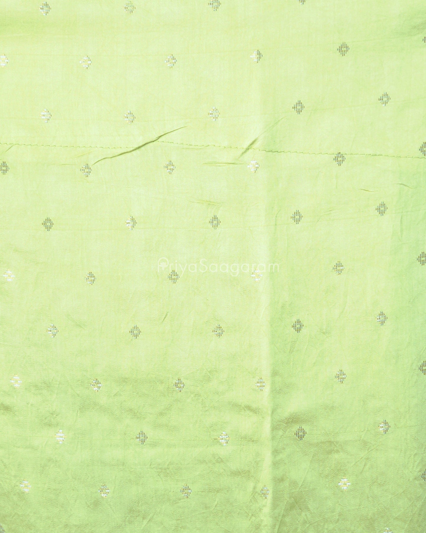 Light Green Pita Work Silk Kota - PD739