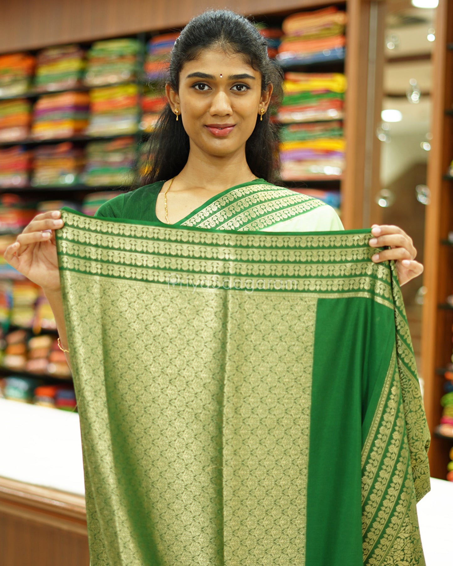 Green Mysore Silk - PD484
