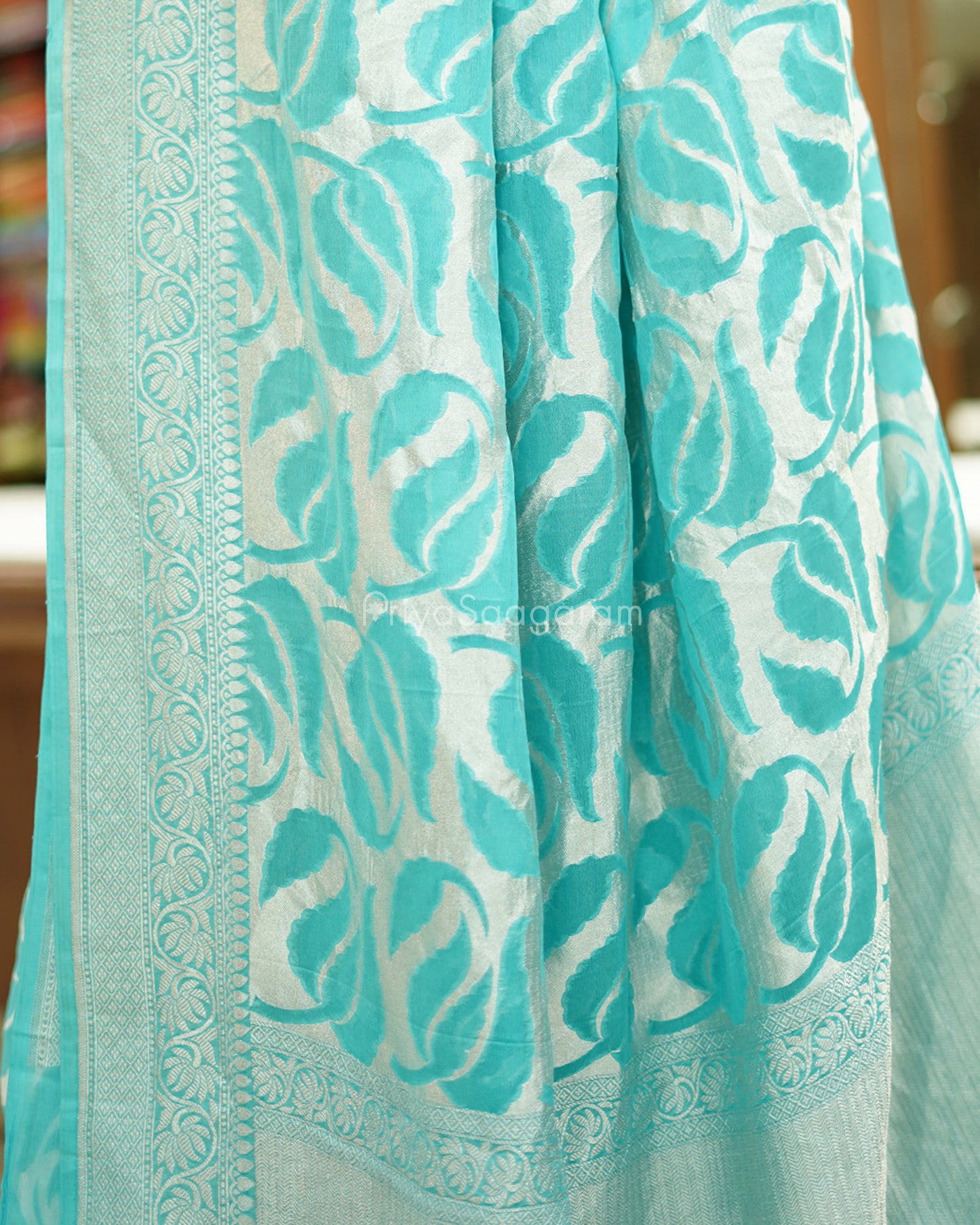 Sky Blue Georgette - PC3080