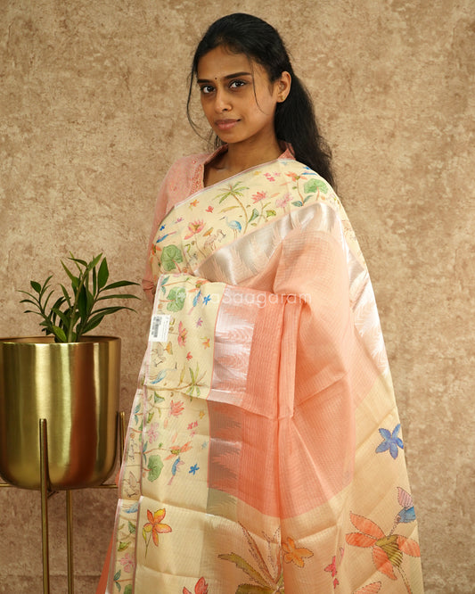 Baby Pink Silk Kota - PD3889