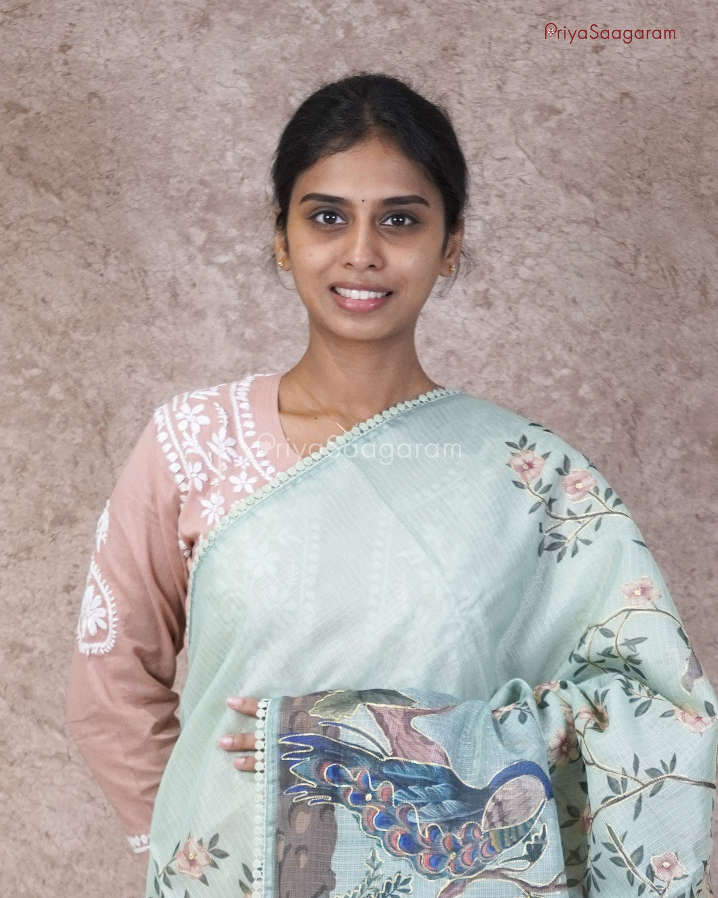 Powder Blue Vanasingaram Kota - PC3301