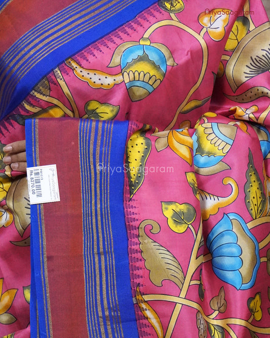 Lotus Pink Digital Kanchipuram - PA1513