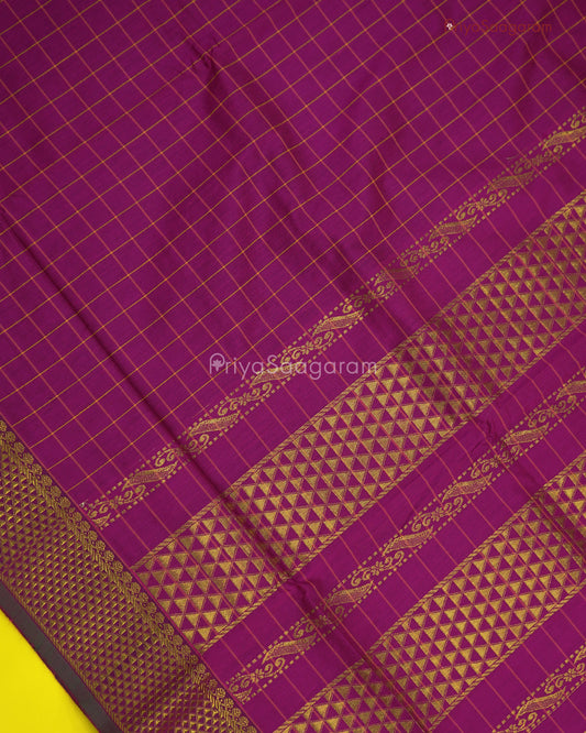 Fundango Purple Kalyani Cotton - M15938