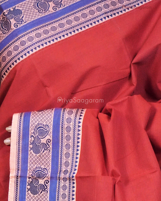 Kumkum Red Chettinad Cotton - K16101
