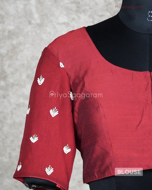 Red Readywear Blouse - L4406