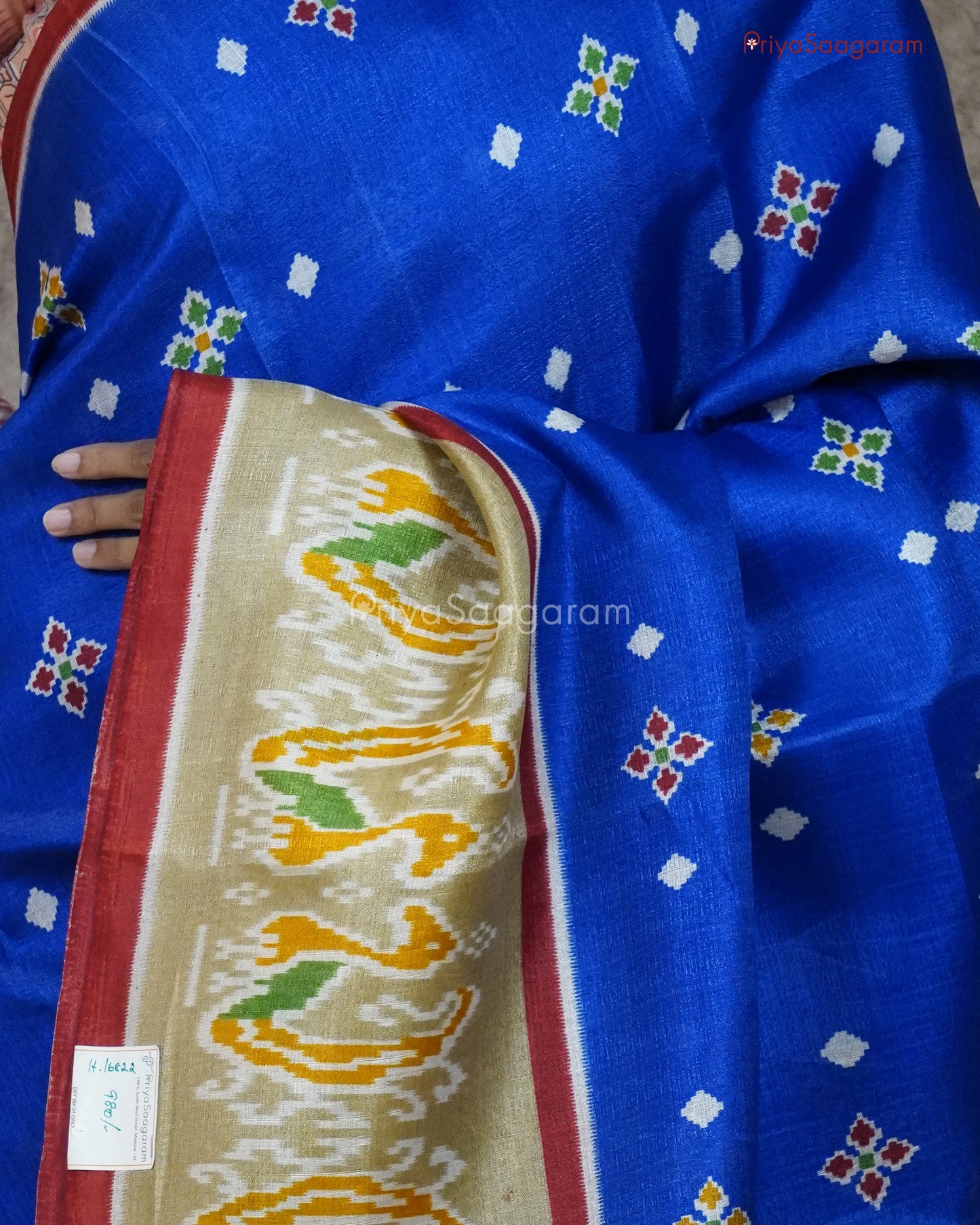Royal Blue Tussar - H16822