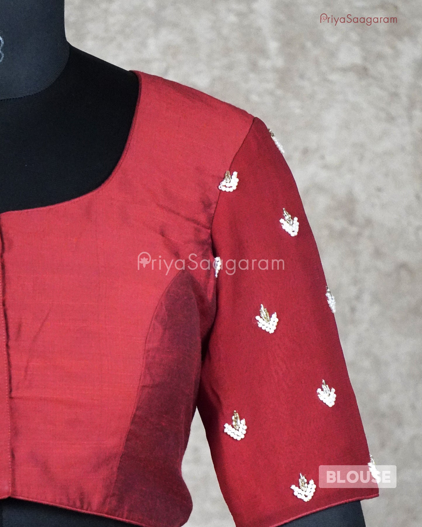 Red Readywear Blouse - L4406