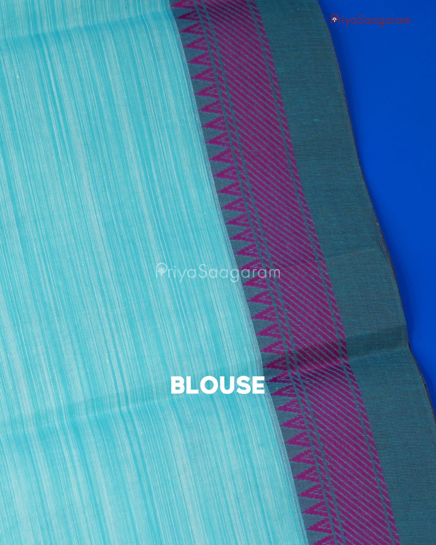Light Blue Chirala Fancy Cotton - M6070