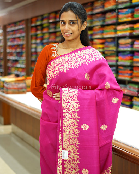 Rani Pink Raw Mango Silk - PC3594