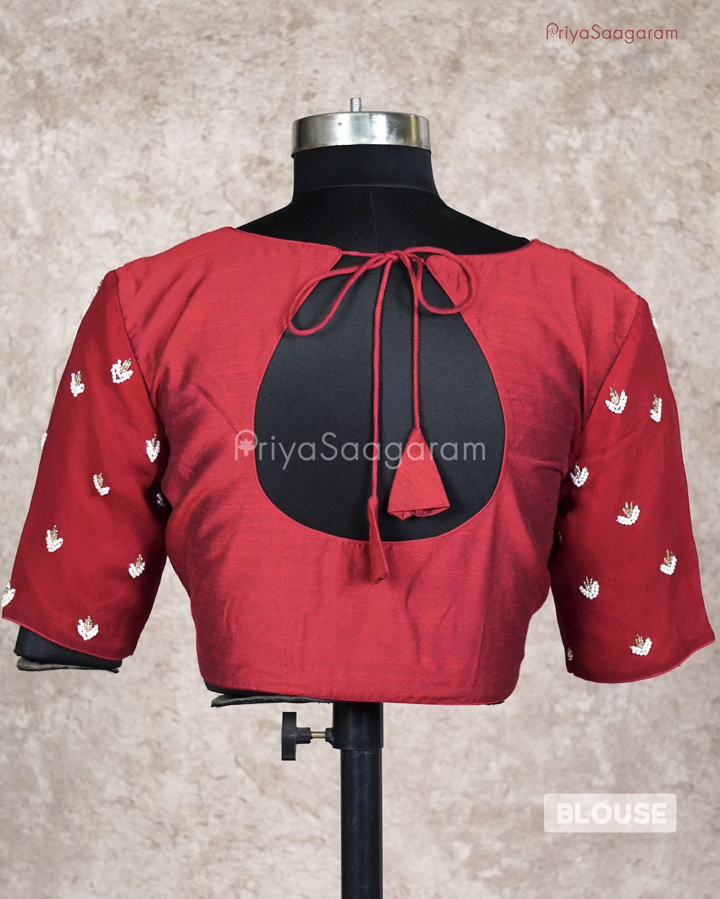 Red Readywear Blouse - L4406
