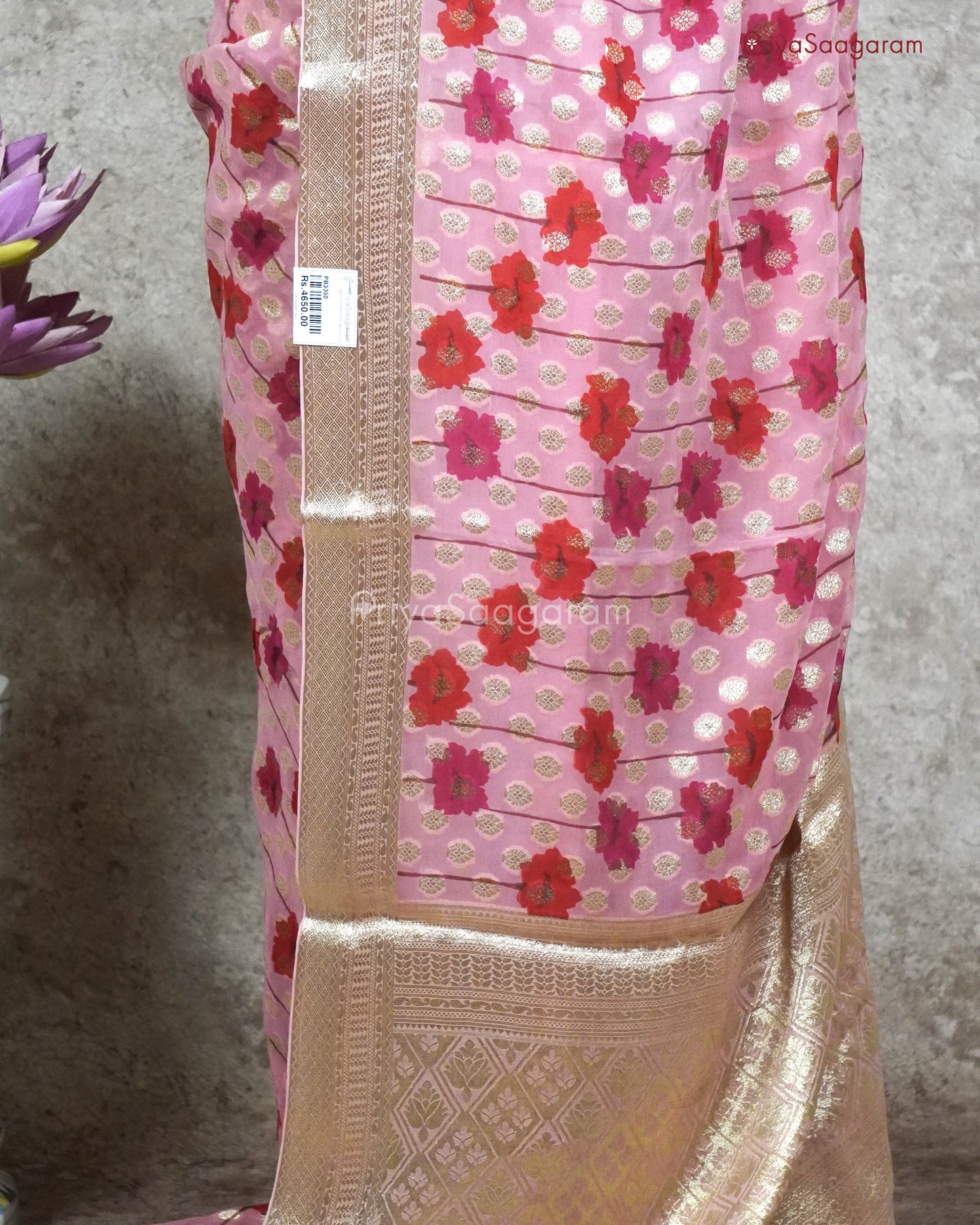 Baby Pink Georgette - PB3050