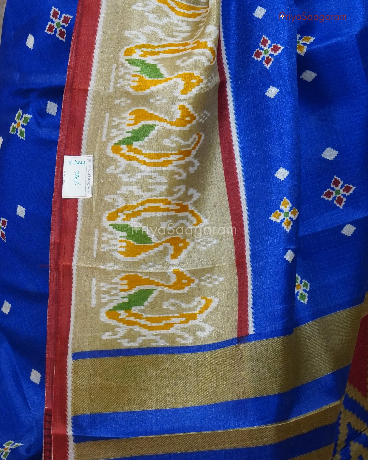 Royal Blue Tussar - H16822