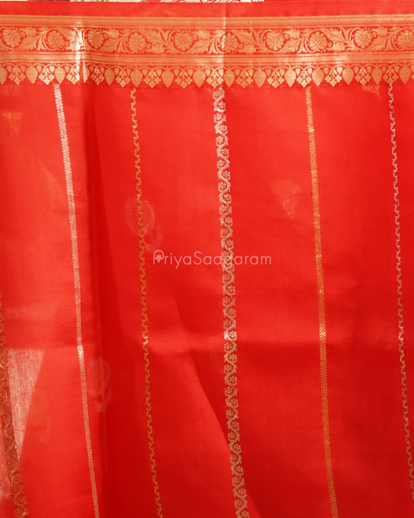Kumkum Red Raw Mango Silk - PD4573