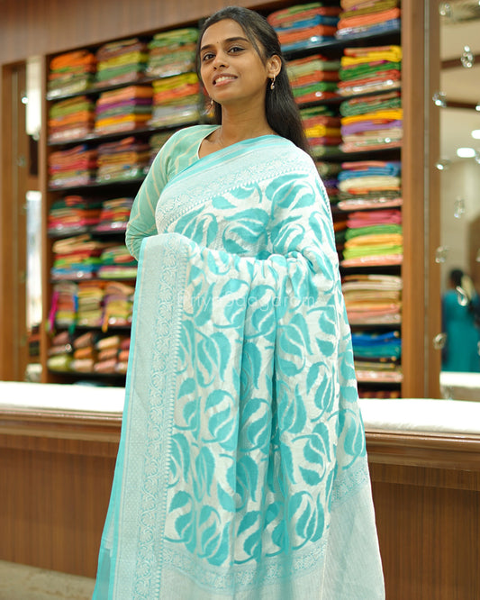 Sky Blue Georgette - PC3080
