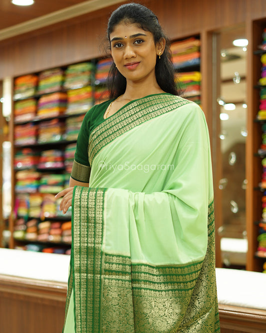 Green Mysore Silk - PD484