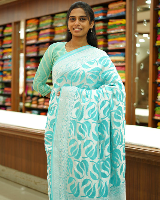 Sky Blue Georgette - PC3080