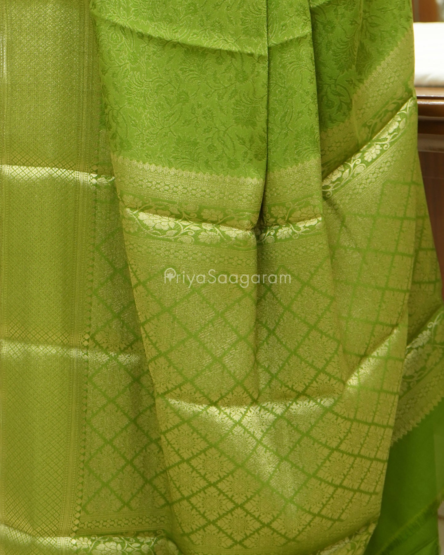 Green Mysore Silk - PD472
