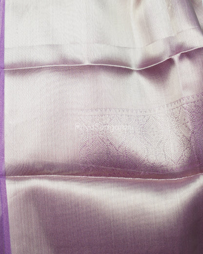 Golden Violet Kanchipuram Tissue Silk - N4803