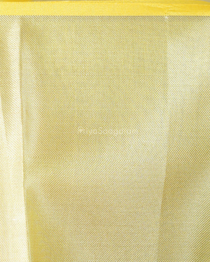 Golden Yellow Tissue Kanchipuram - N4803