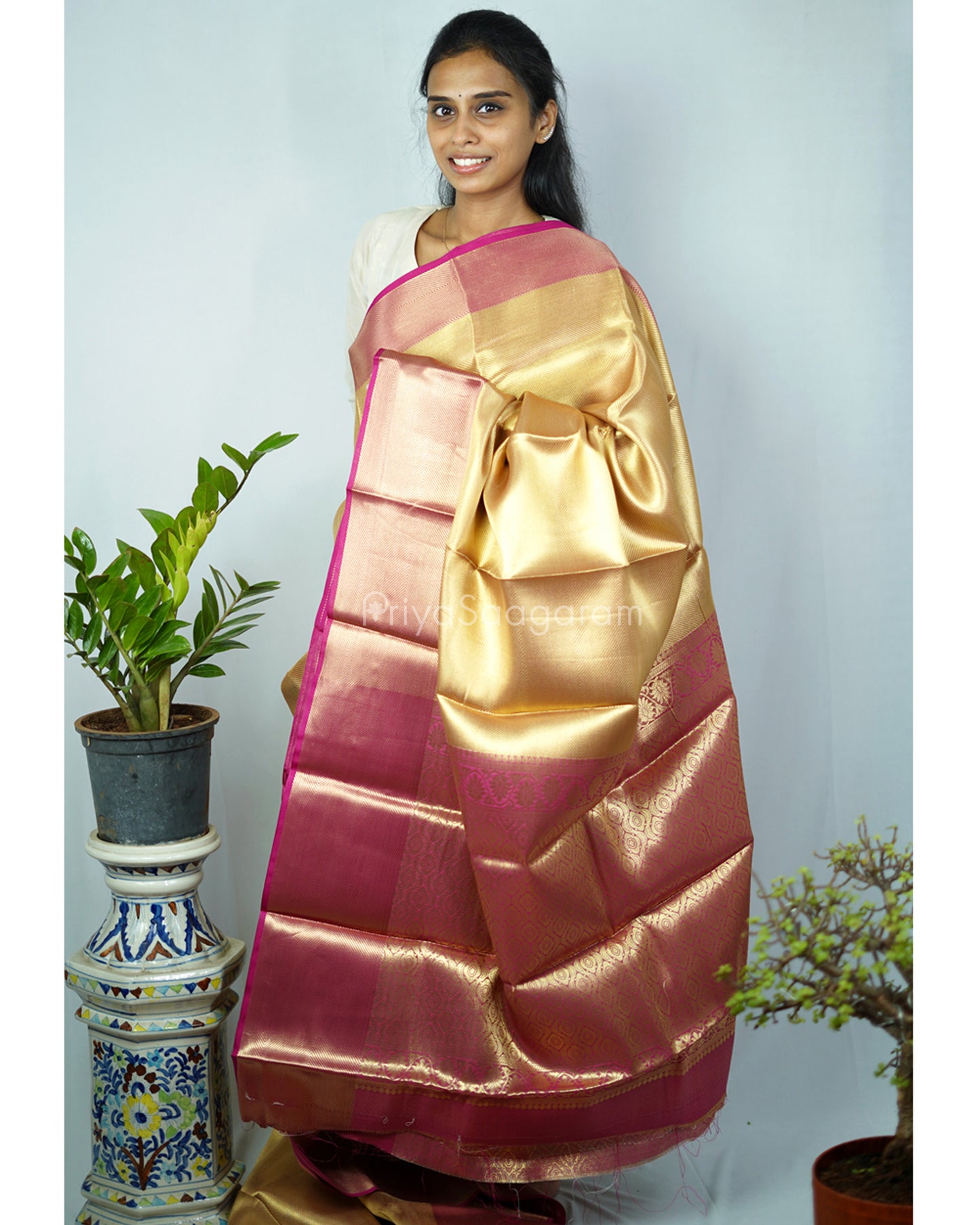 Jyotika Kanchipuram Tissue Silk - N4763