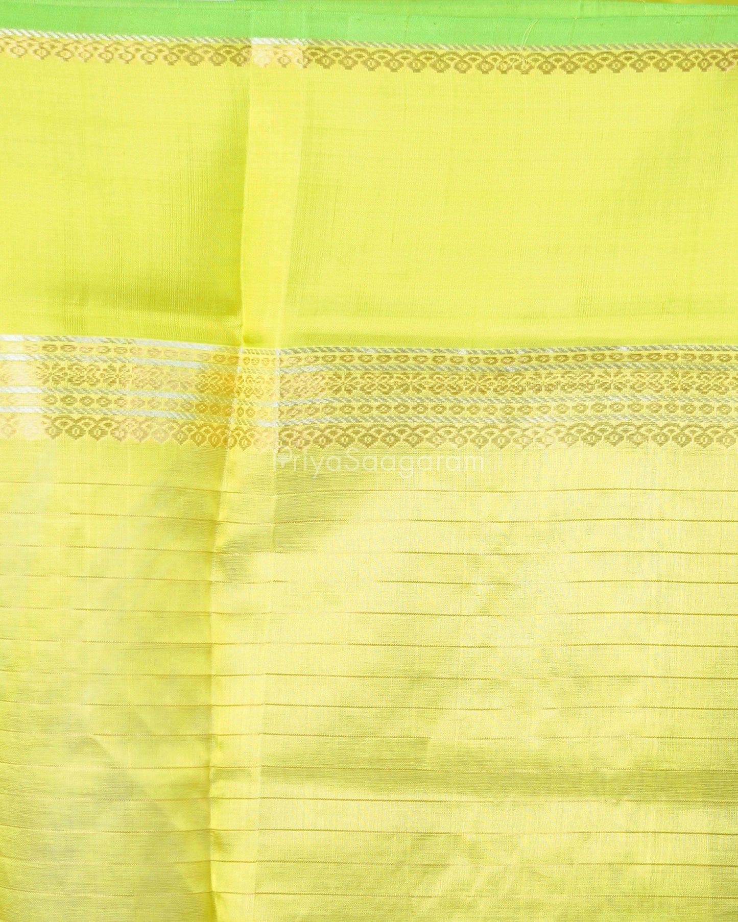 Lavender Checked Gadwal Silk Cotton - PD1426