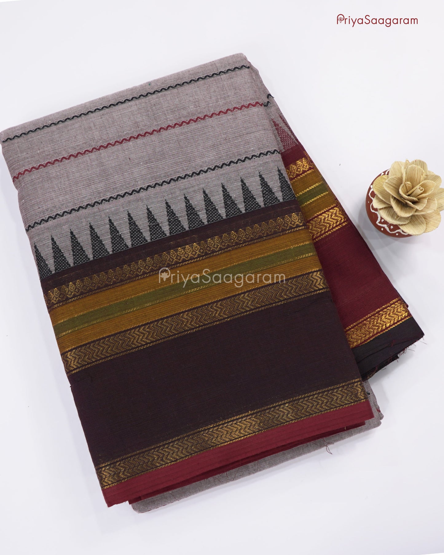 Grey Veldhari Chettinad Cotton - N97