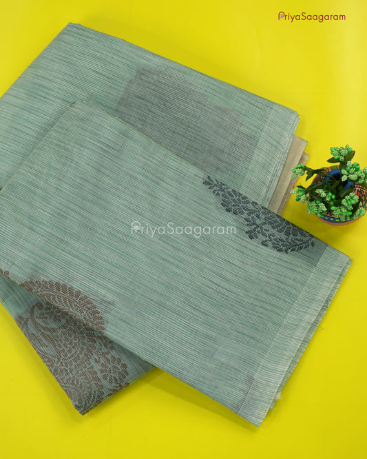 Light Blue Handloom Cotton - M14117