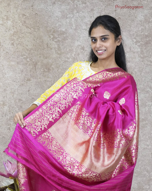 Rani Pink Raw Mango Silk - PC3594