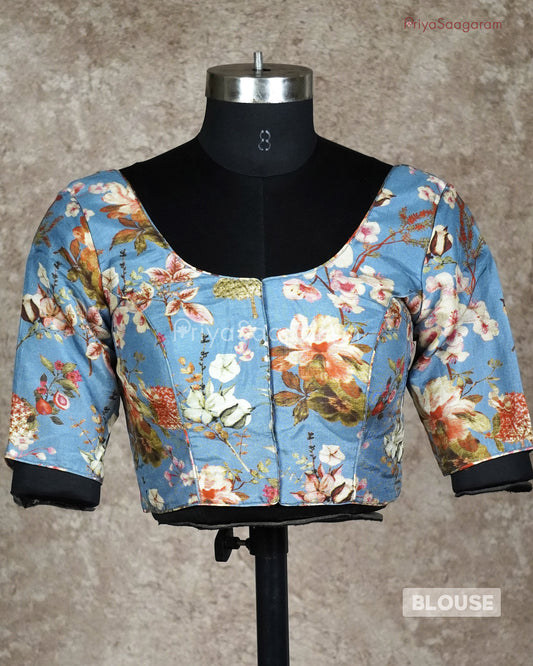 Blue Readywear Blouse - R16