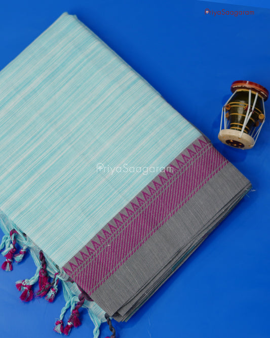 Light Blue Chirala Fancy Cotton - M6070