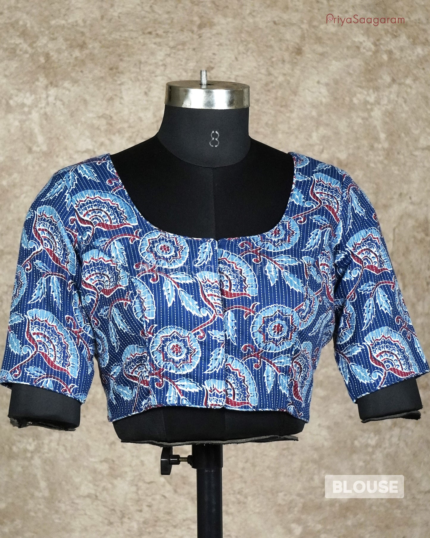 Blue Readywear Blouse - L3520