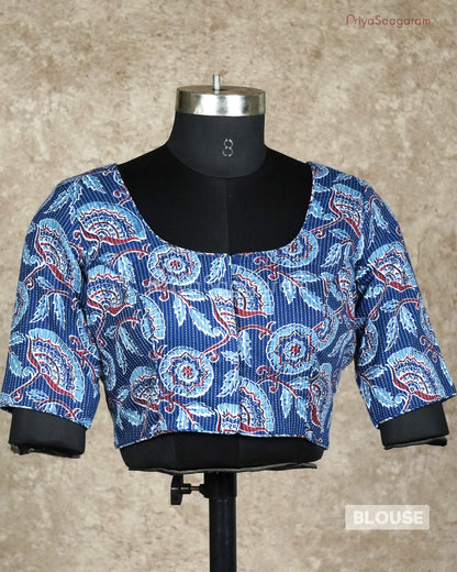 Blue Readywear Blouse - L3520