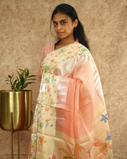 Baby Pink Silk Kota - PD3889