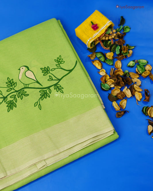 Green Painted Fancy Cotton - M3900