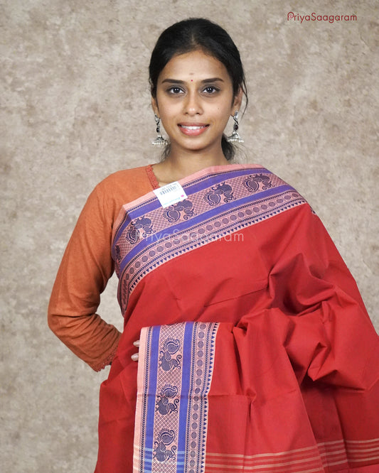 Kumkum Red Chettinad Cotton - K16101