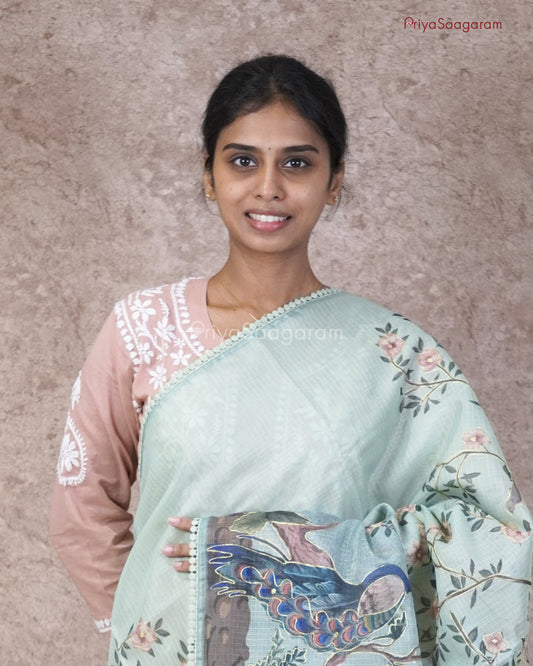 Powder Blue Vanasingaram Kota - PC3301