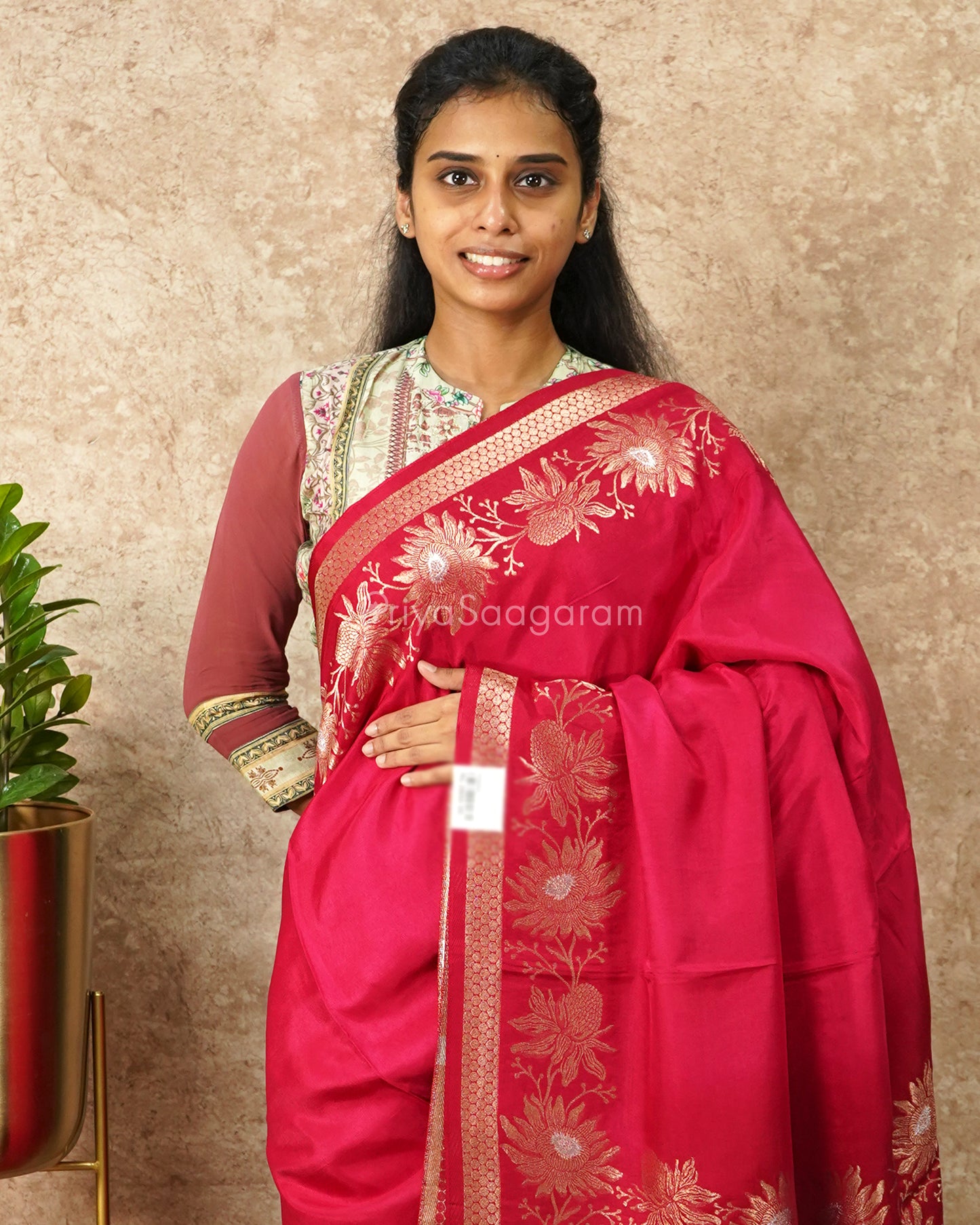 Rani Pink Chiniya Silk - PD4652