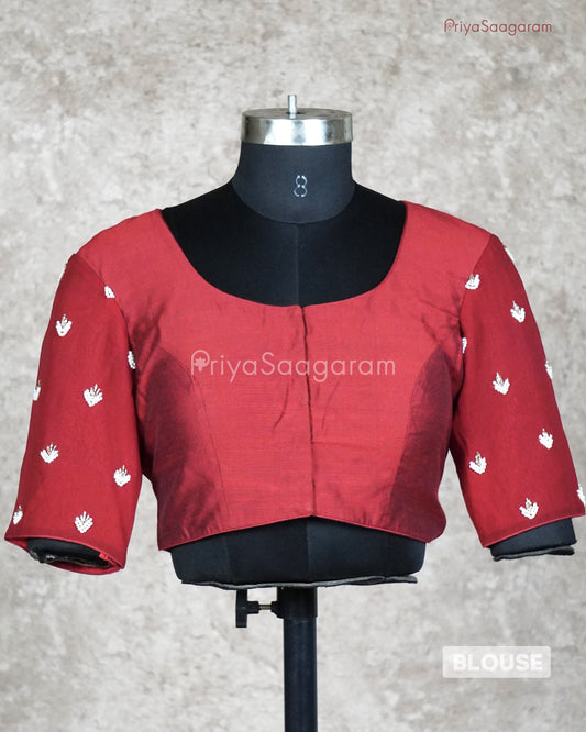 Red Readywear Blouse - L4406
