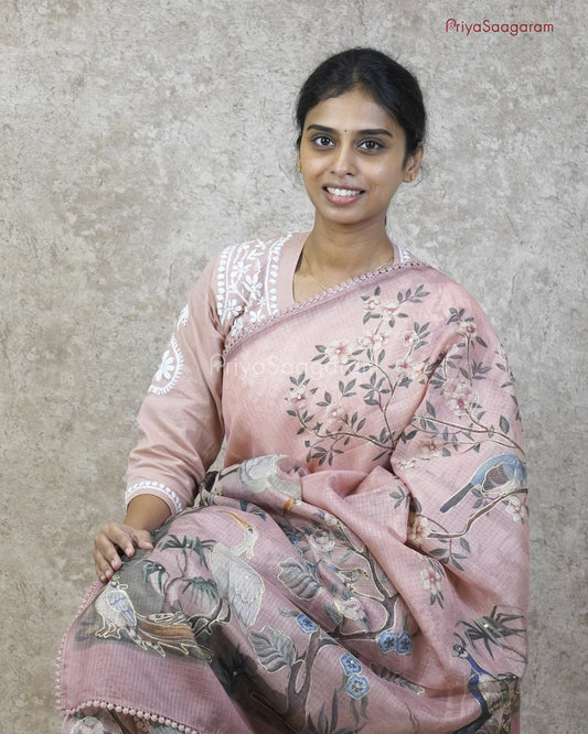 Coral Pink Vanasingaram Kota - PC3299