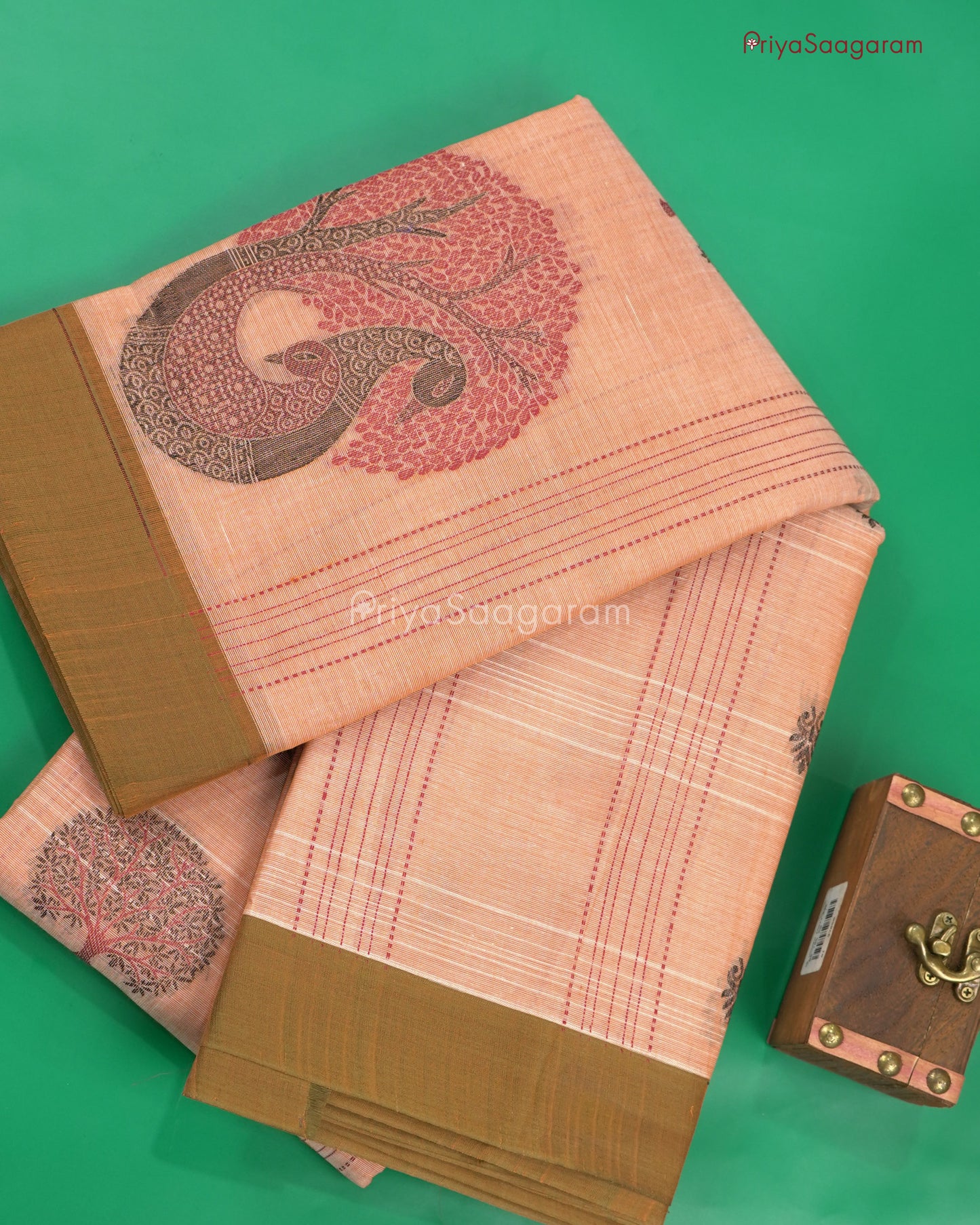 Blush Pink Handloom Cotton - N537