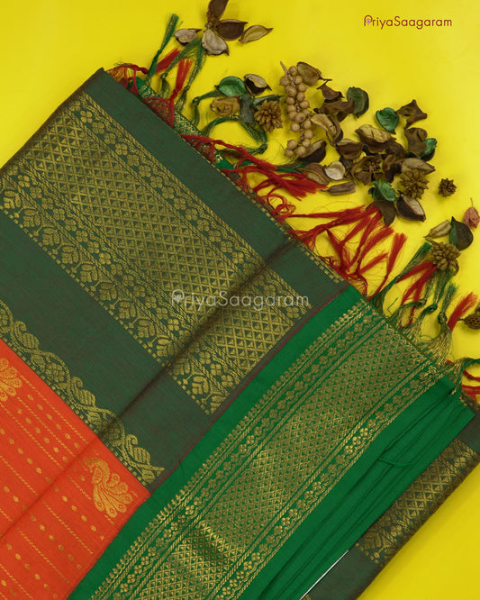 Fanta Orange Kalyani Cotton - M15942