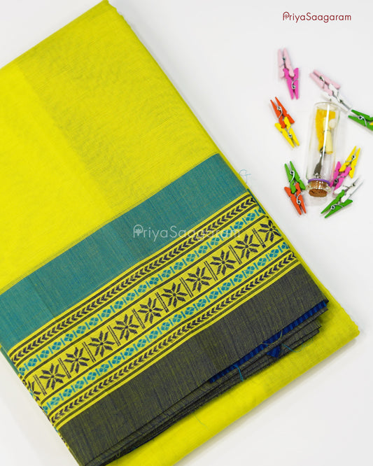 Neon Green Chirala Cotton - M6070