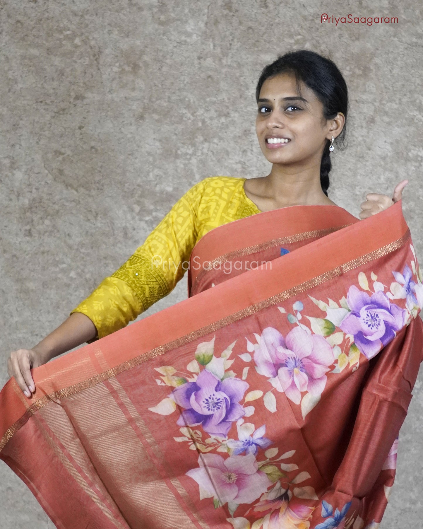 Rustic Orange Moonga Silk - PC1354