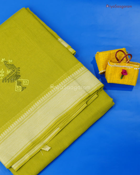 Light Green Fancy Cotton - M6050