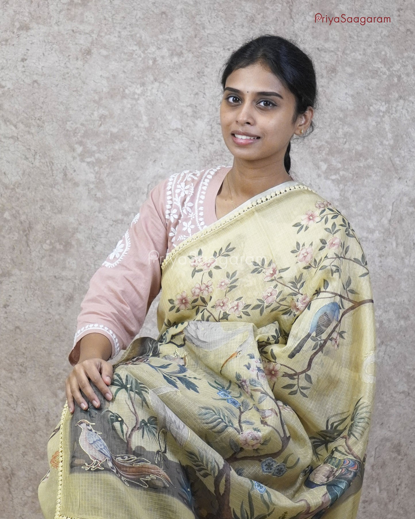 Tan Yellow Vanasingaram Kota - PC3300
