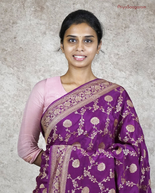 Regal Purple Georgette - PC494