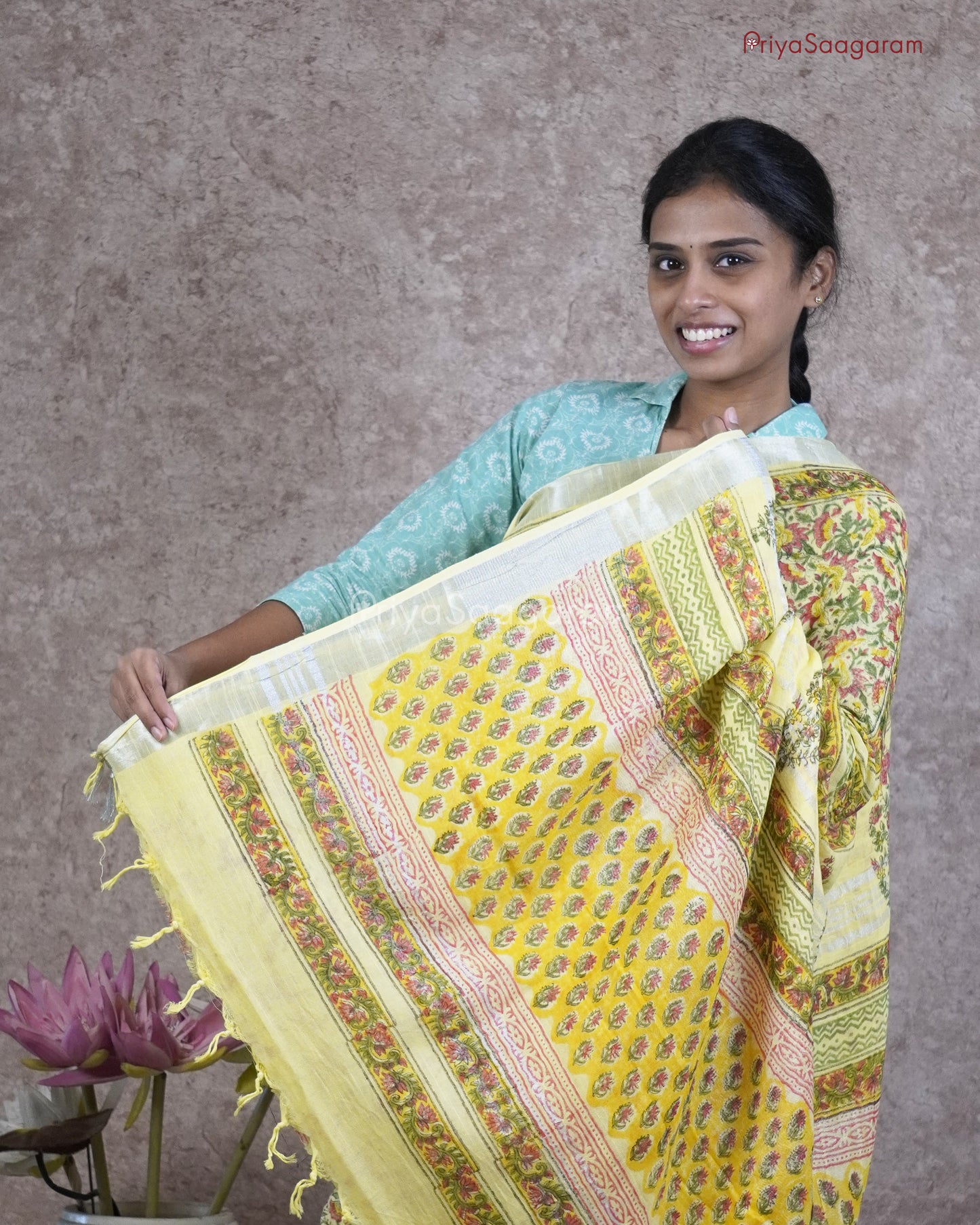 Daffodil Yellow Pure Linen - PC2739