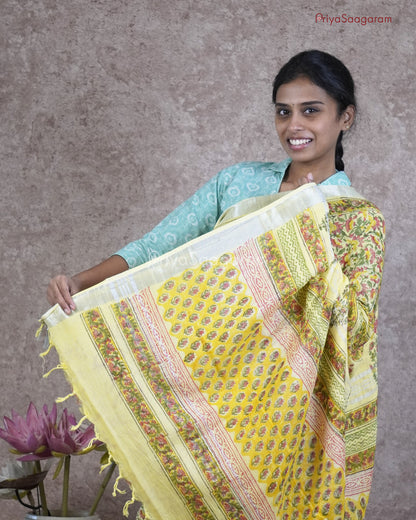 Daffodil Yellow Pure Linen - PC2739
