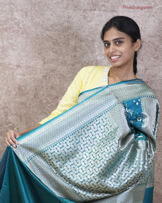 Persian Green Satin Katan - PC3636