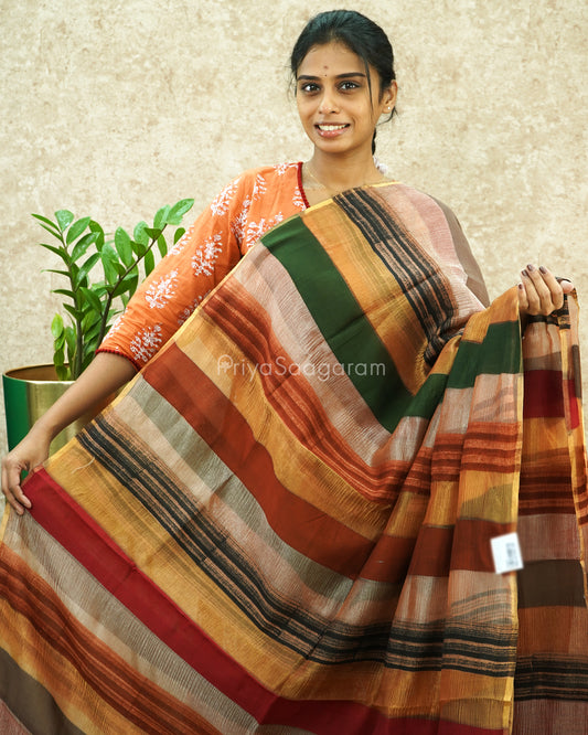 Multi-colour Rustic Moonga Tissue - PE437